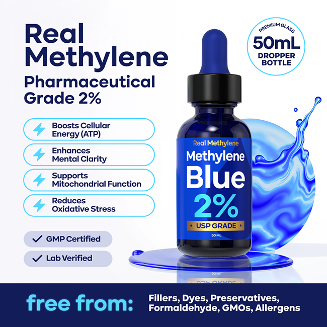 REAL METHYLENE  BLUE 2% USP GRADE